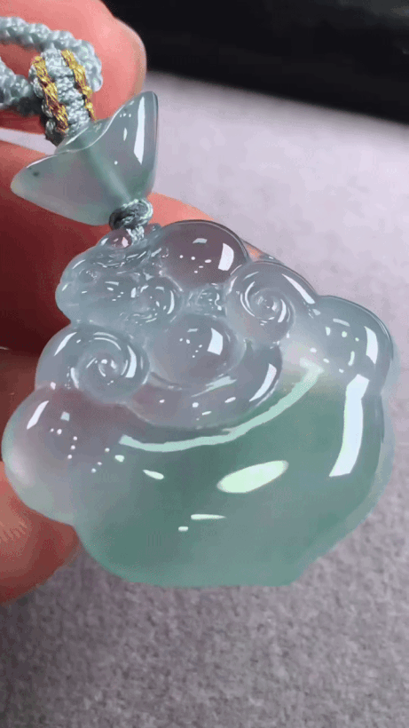 104340 翡翠如意鎖