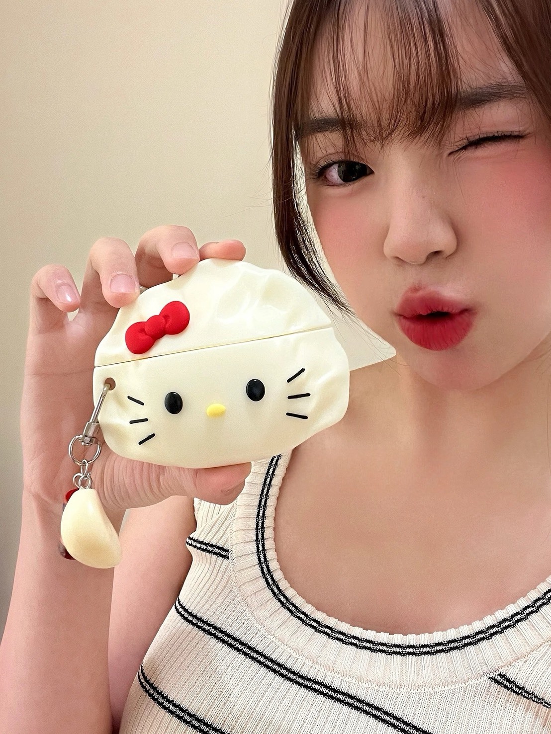 餃子 KITTY 耳機 保護殼