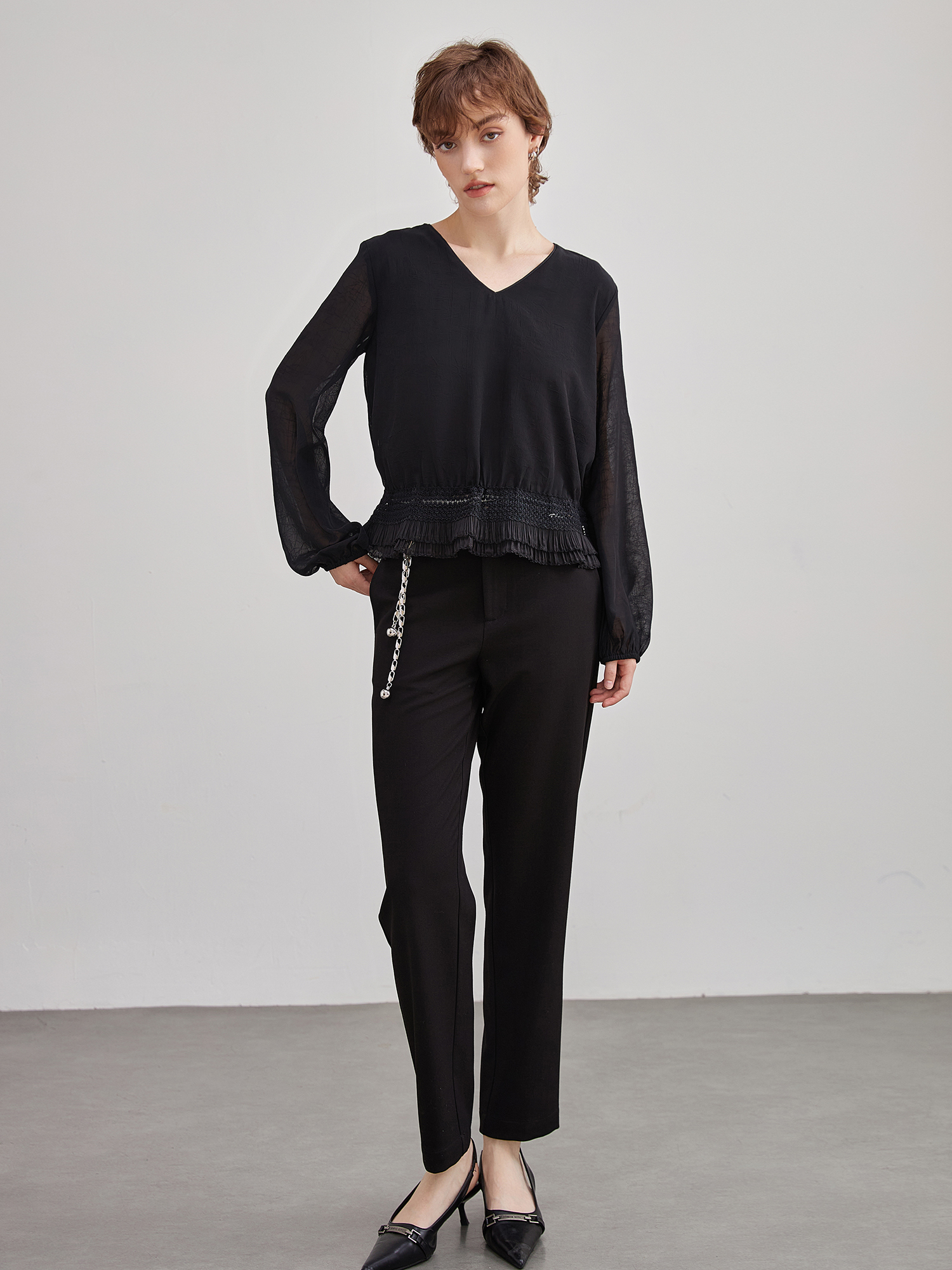 mi-tu 收口休閒褲