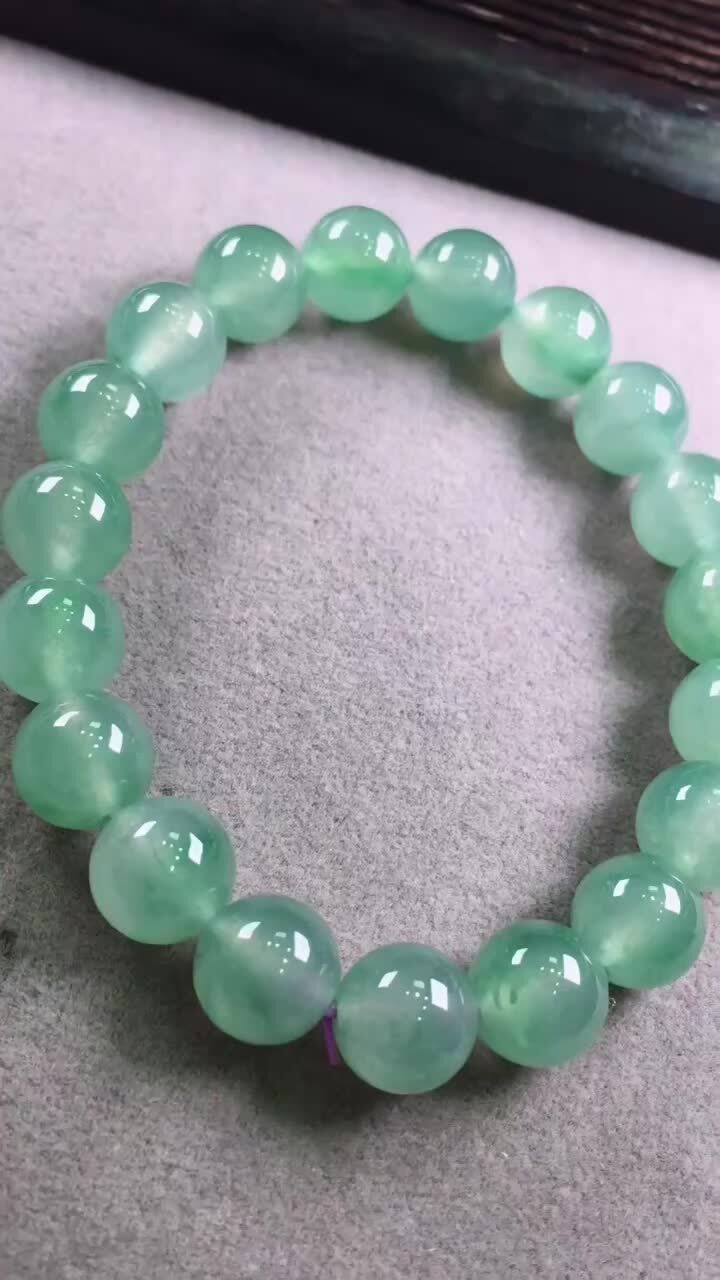 翡翠手串 (10mm直徑),天然翡翠A玉, 緬甸玉, Jade, Jadeite