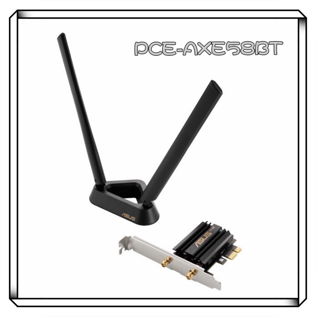 ASUS 華碩 PCE-AXE58BT AX3000 雙頻 PCIe Wi-Fi 6 網路卡 網卡 介面卡