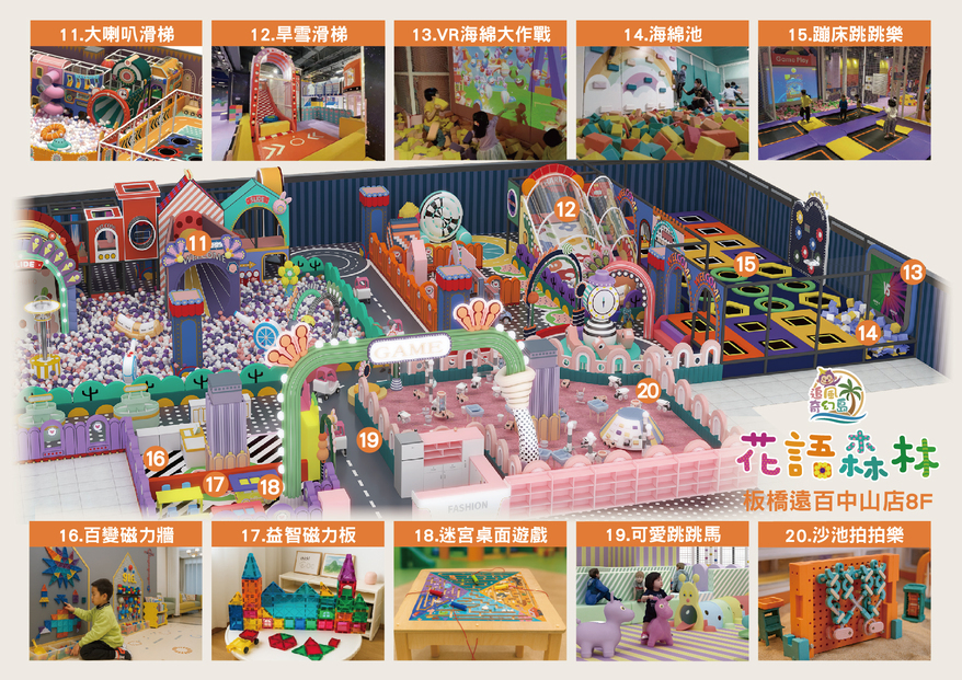 【新北】板橋小遠百8樓【花語森林】(追風奇幻島集團) 【2027/09/30】
