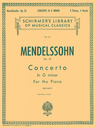 《Mendelssohn：Piano Concerto No. 1 in G Minor, Op. 25》