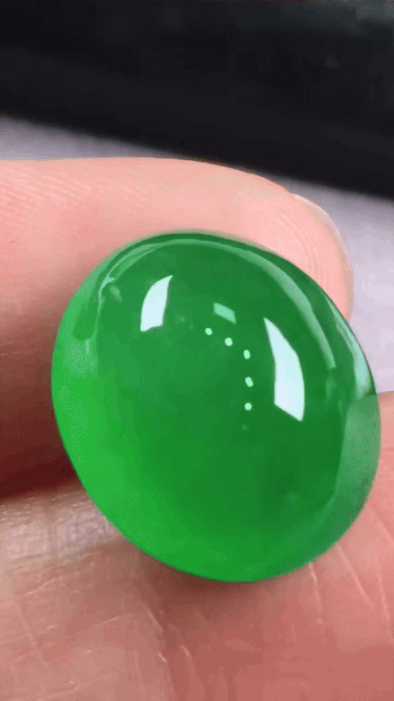 104344 翡翠滿綠蛋面