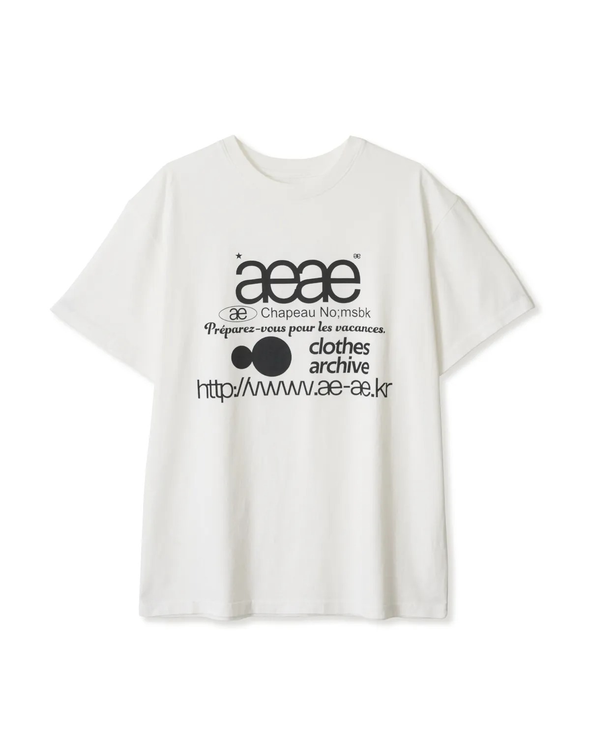 AEAE WEB LOGO T-SHIRTS