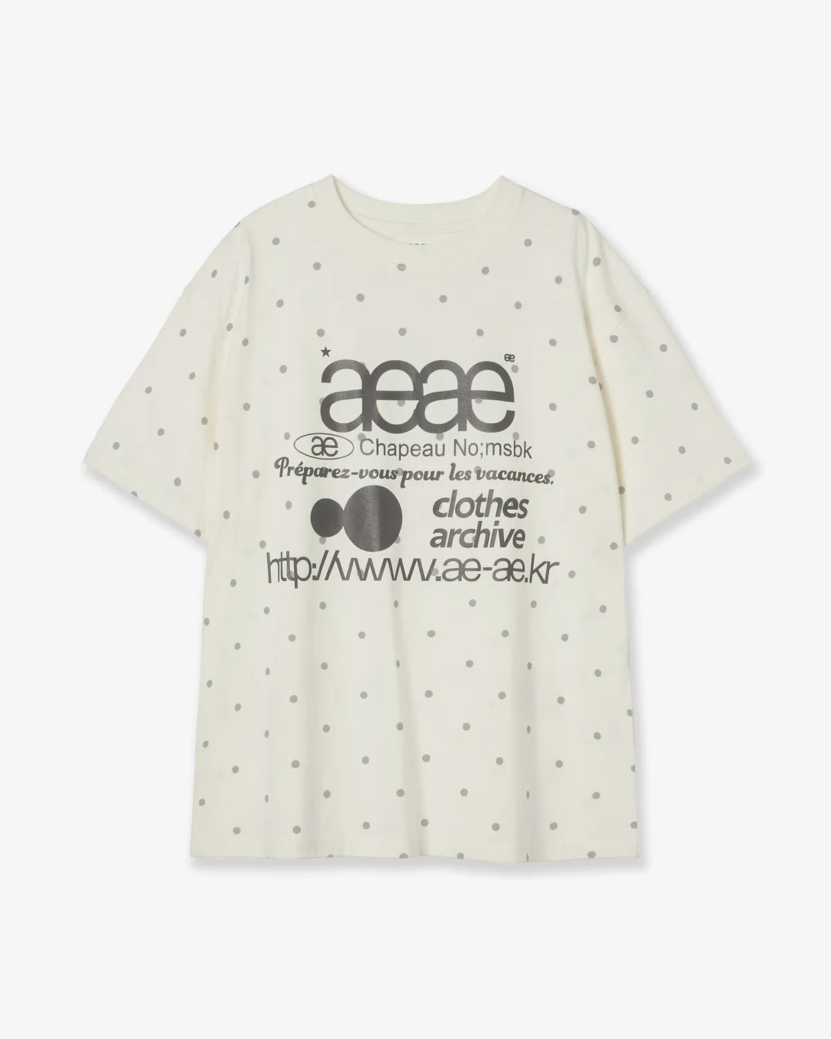 AEAE WEB LOGO DOT T-SHIRTS
