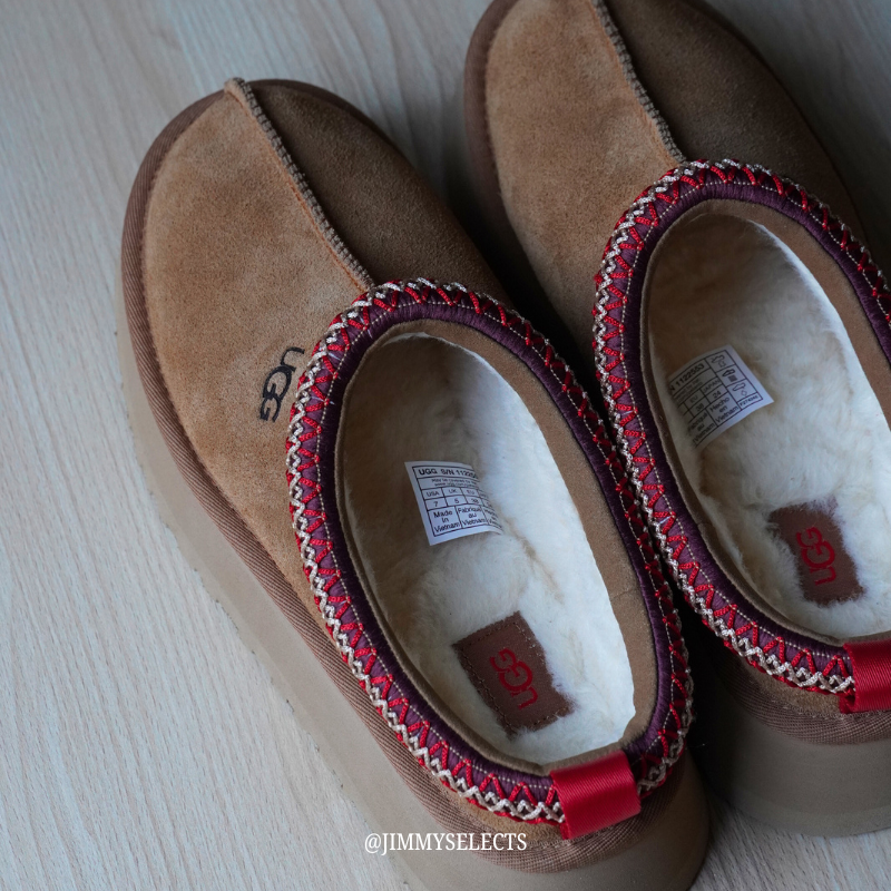 【代購】 UGG Tazz 穆勒鞋 厚底 低筒雪靴 栗子色