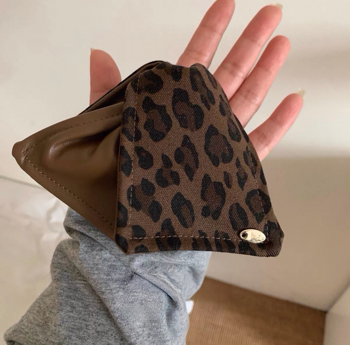 Me.gusta｜Wild Whisper 豹紋蝴蝶結髮夾