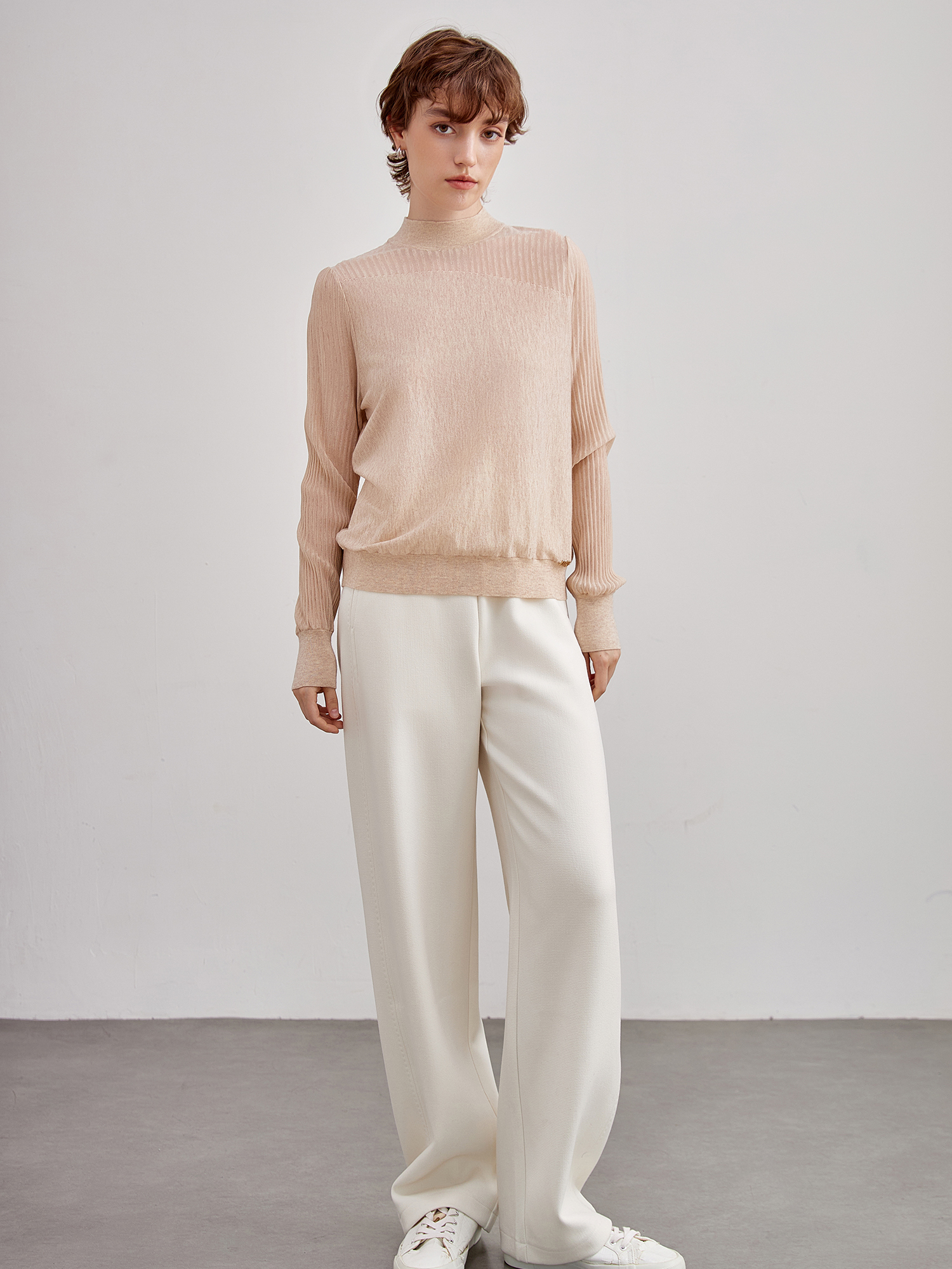 mi-tu 直筒休閒褲