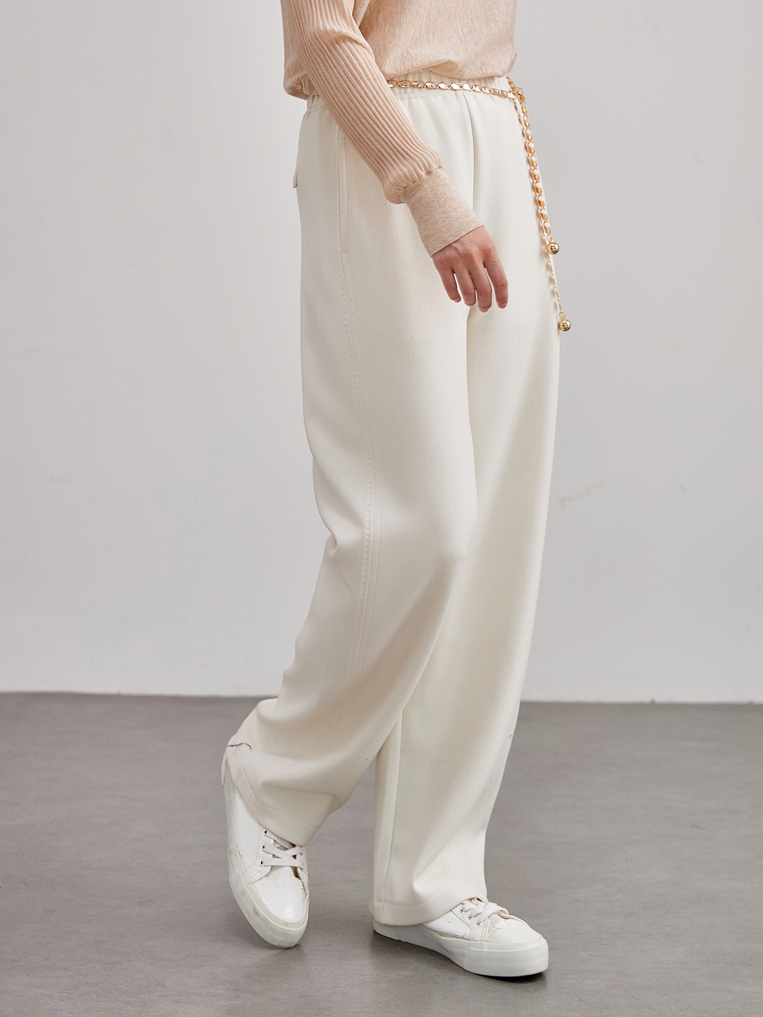 mi-tu 直筒休閒褲