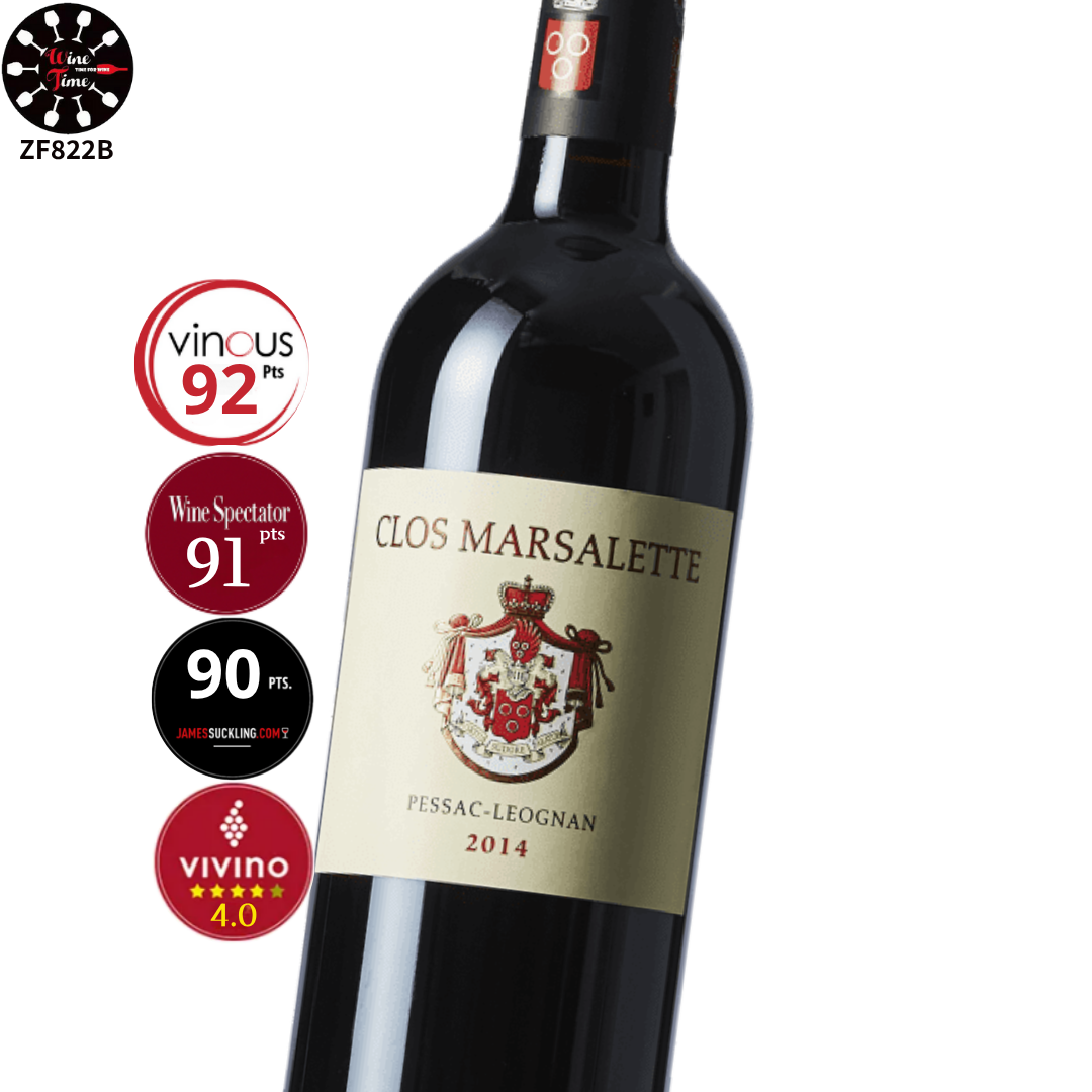 Clos Marsalette 2014 Pessac Leognan 750ml |馬薩雷特酒莊|釀酒大師Stephan von Neipperg