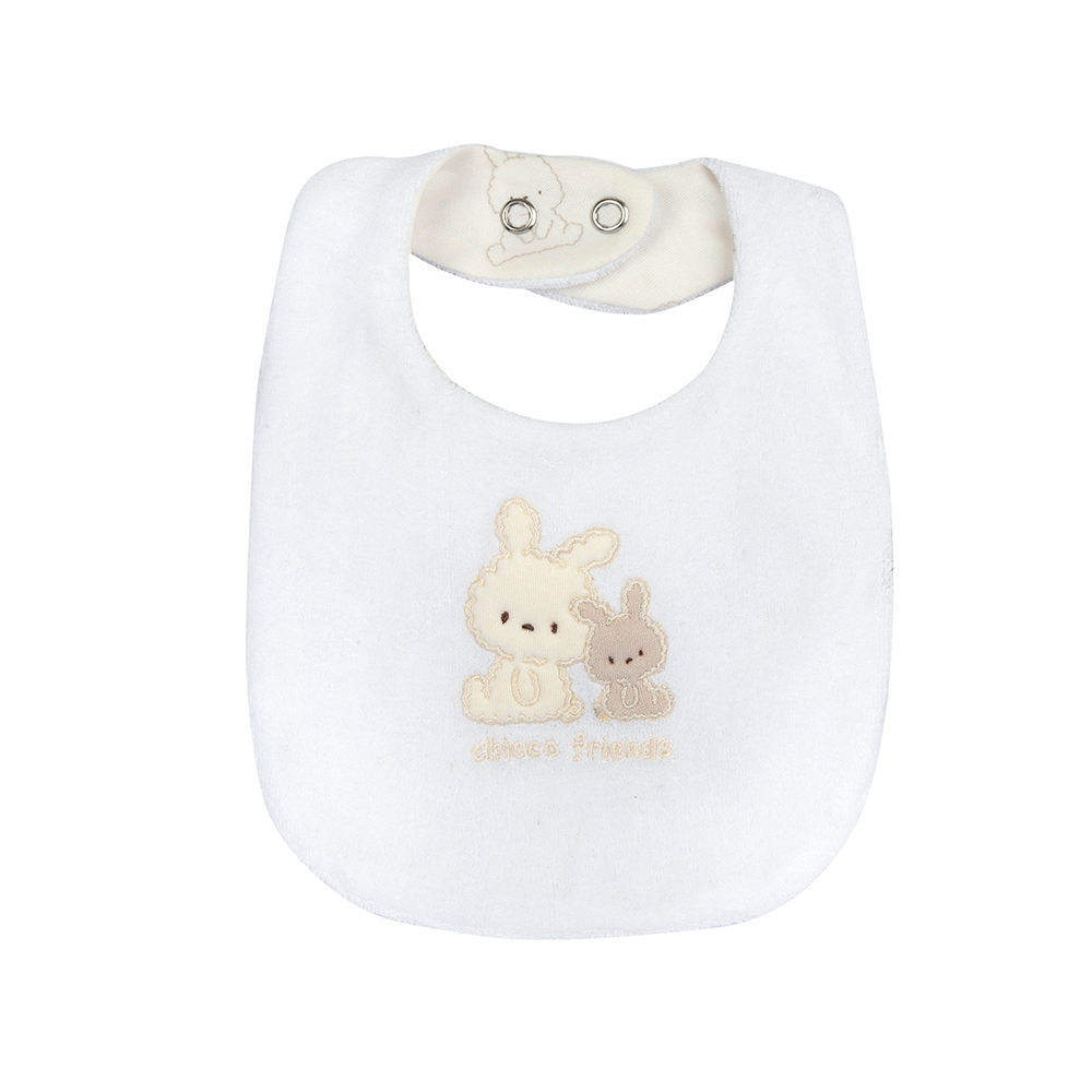 Lattee小兔-繡圖圍兜