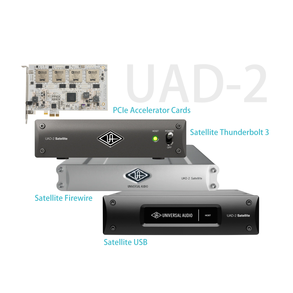 Universal Audio Universal Audio / UAD-2系列 音頻處理器 <台灣代理公司貨>(Thunderbolt 3 / Firewire / USB / PCIe Accelerator Cards) — 三峽錄音 / 音響