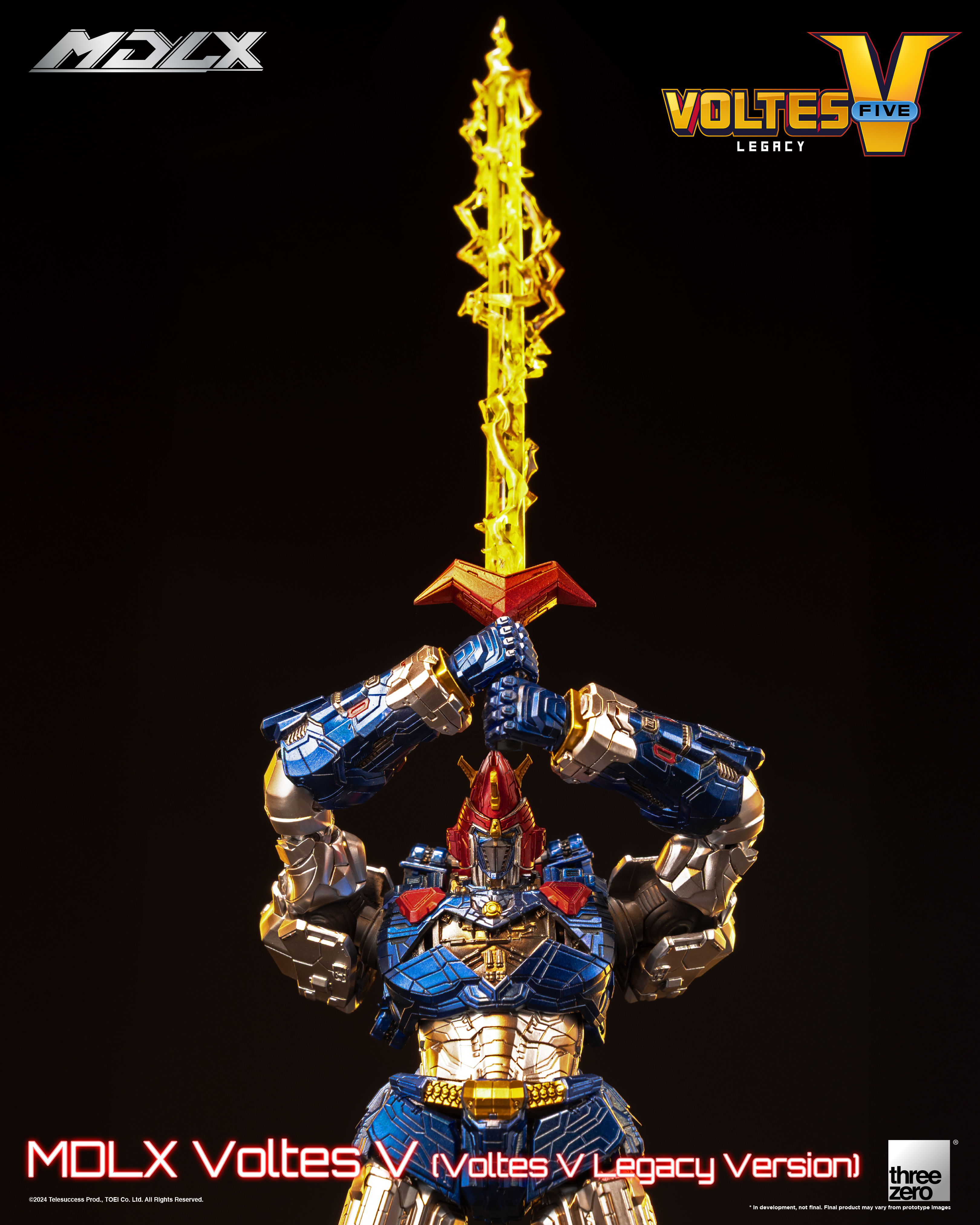 [訂金](本地包郵) Threezero : MDLX V型電磁俠（V型電磁俠：傳承版）