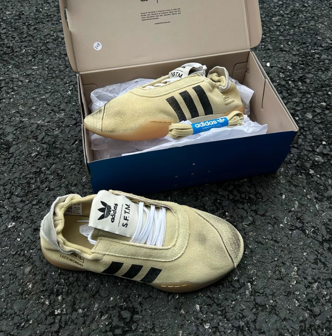 【Pre-Order】Song for the Mute x Adidas Originals Taekwondo Mei “Beige”｜Minimalist Retro Martial Arts-Inspired Sneakers