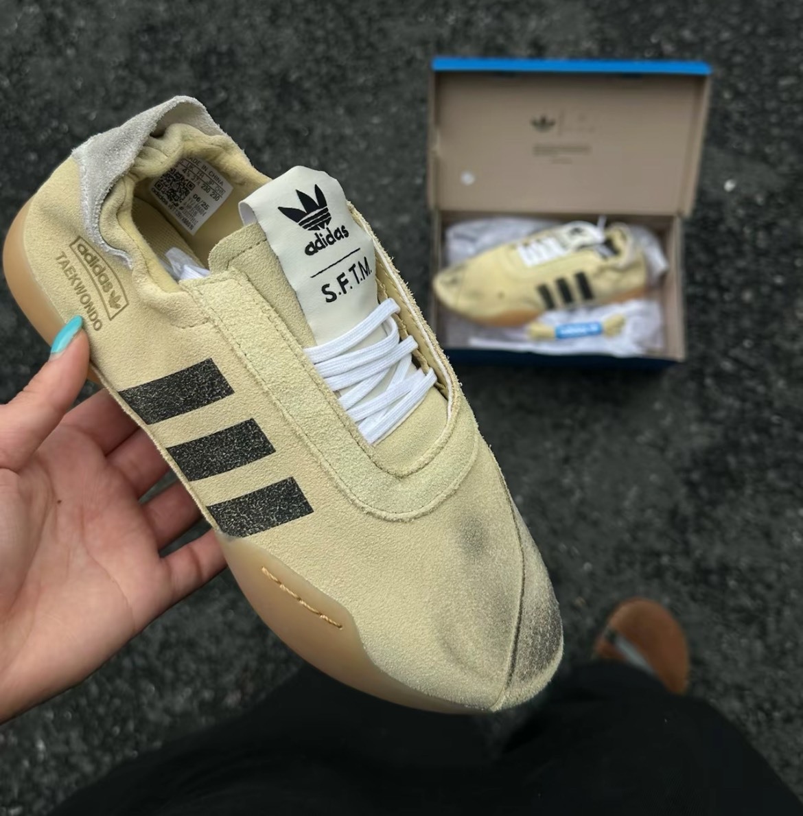 【Pre-Order】Song for the Mute x Adidas Originals Taekwondo Mei “Beige”｜Minimalist Retro Martial Arts-Inspired Sneakers