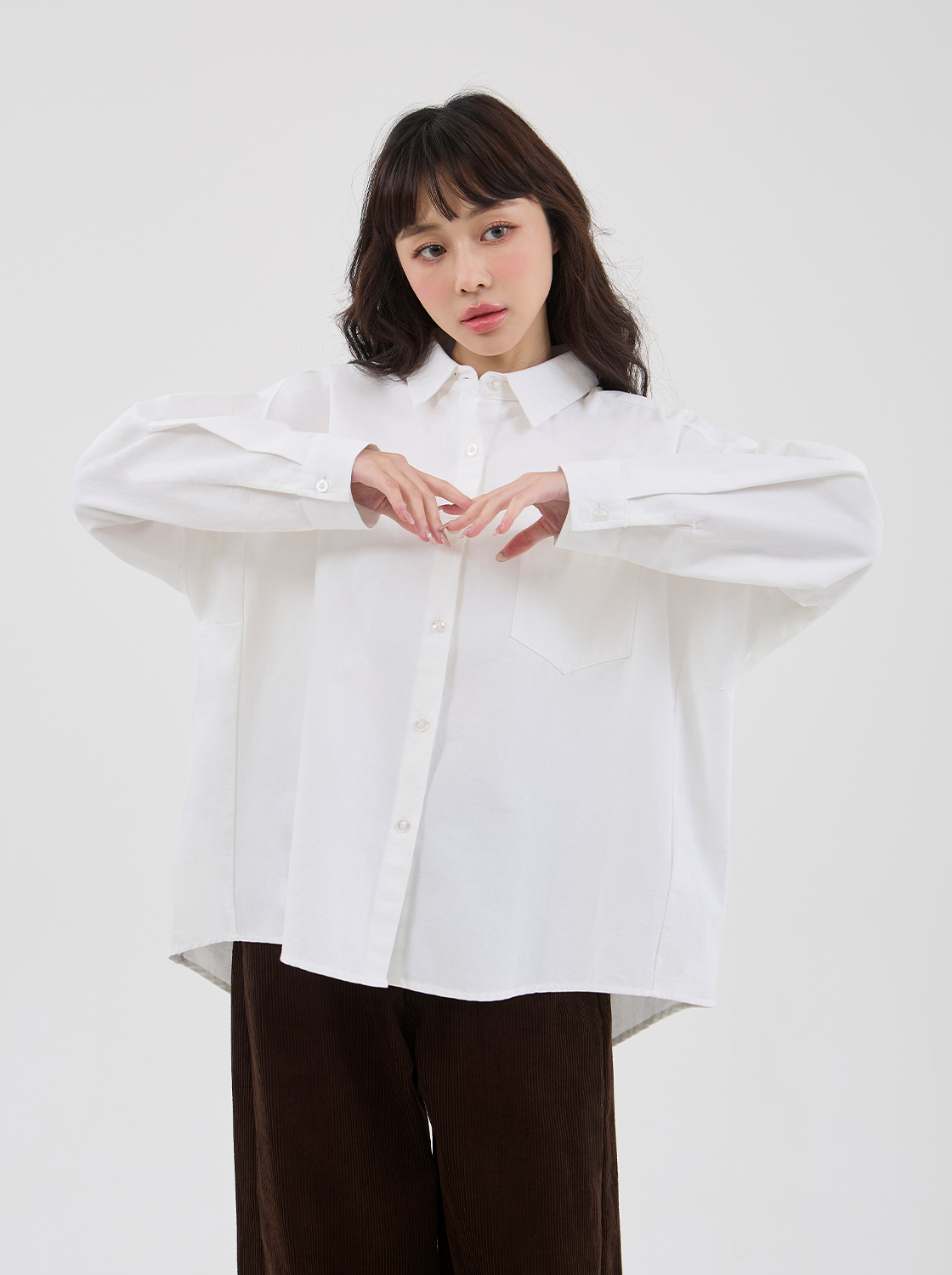 超百搭寬鬆長袖襯衫