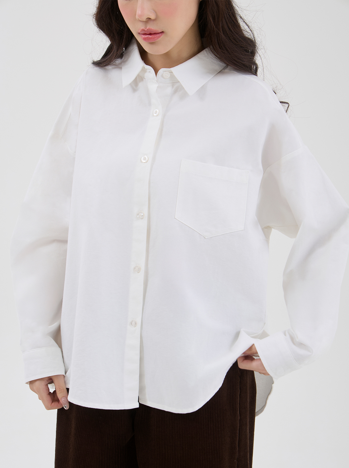 超百搭寬鬆長袖襯衫