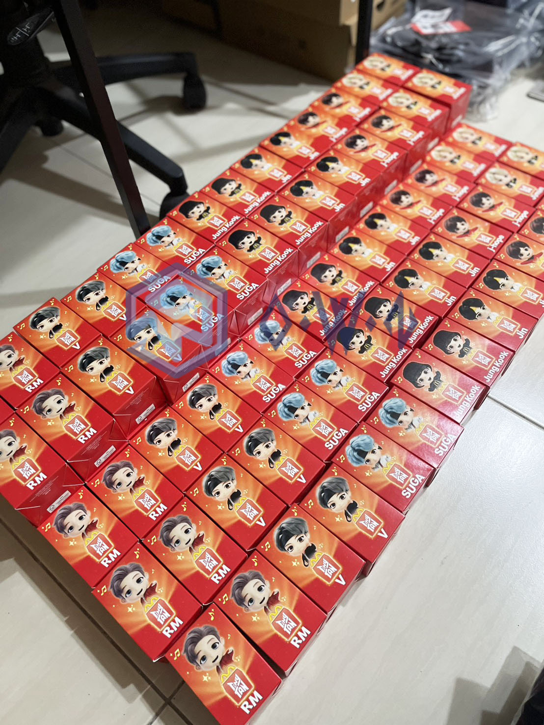 【OWN】BTS 防彈少年 tinytan X mcdonald 麥當勞 聯名 合作 公仔 小卡 Q版 擺件 七款