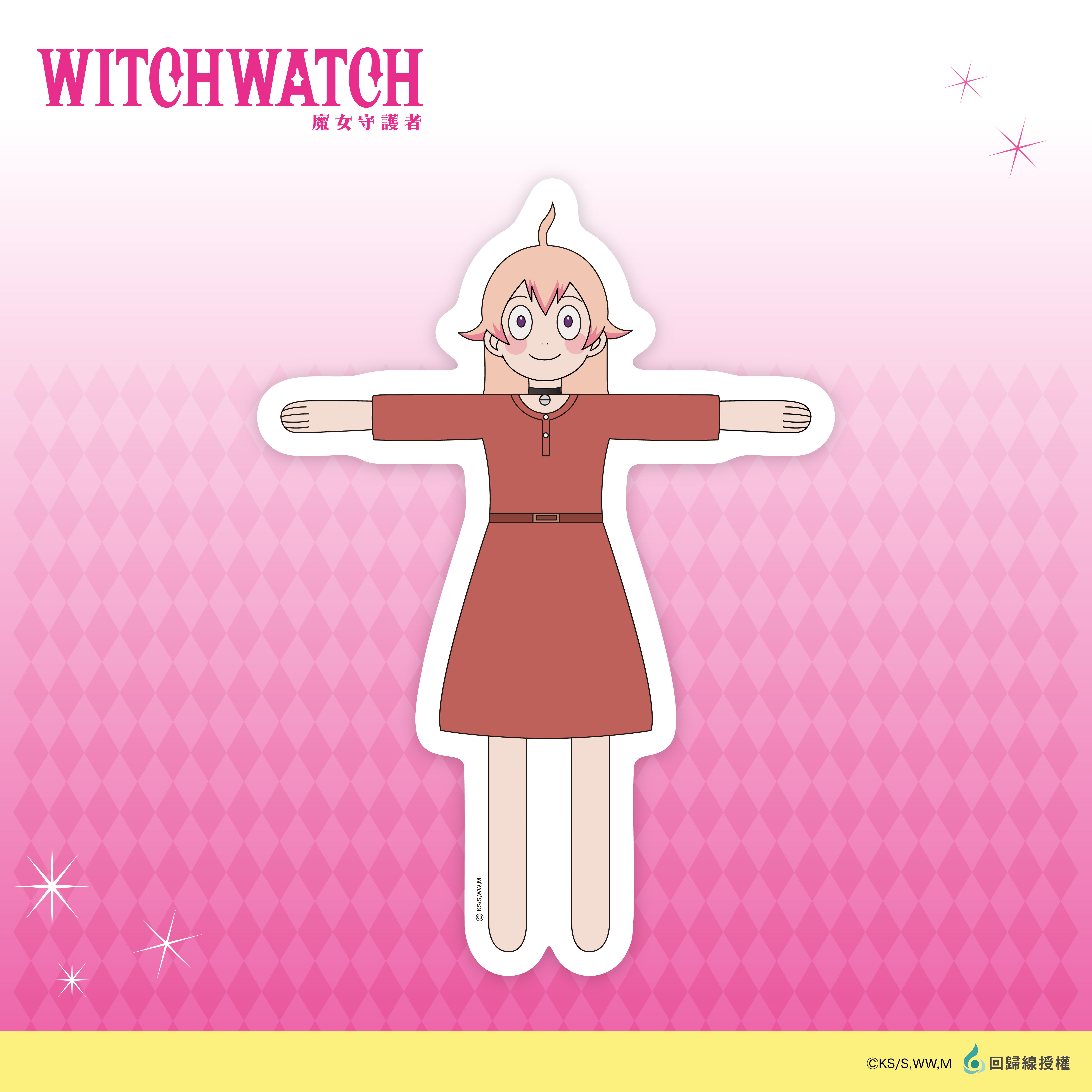 WITCH WATCH 魔女守護者-扁扁妮可地墊 (1入)