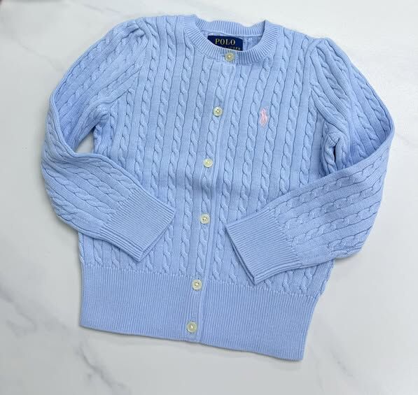 (現貨) Polo Girls Cable-Knit Cardigan