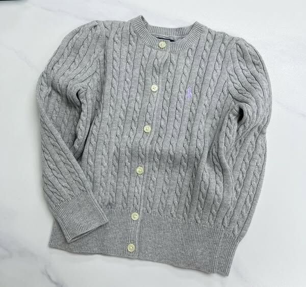 (現貨) Polo Girls Cable-Knit Cardigan