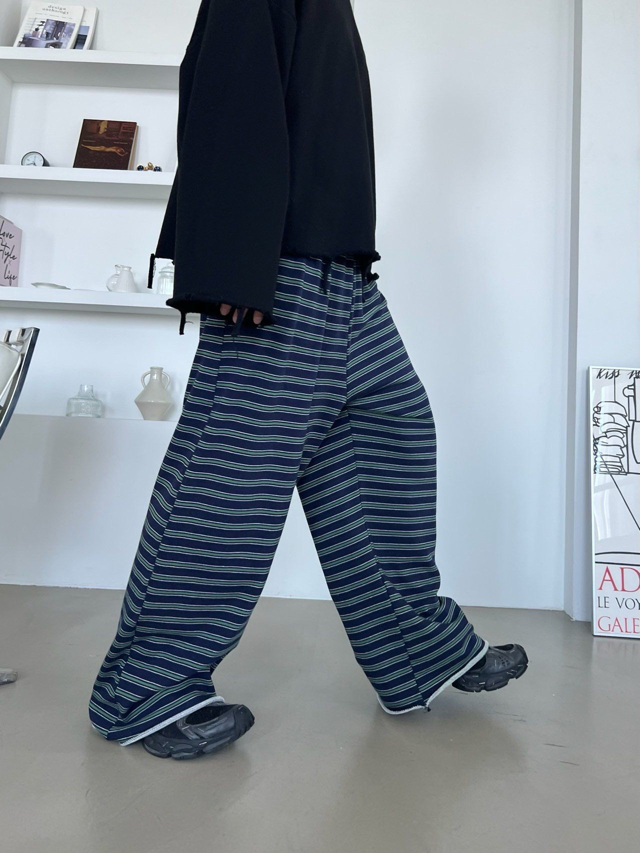 橫間運動褲(薄抓毛底) Votus-169P