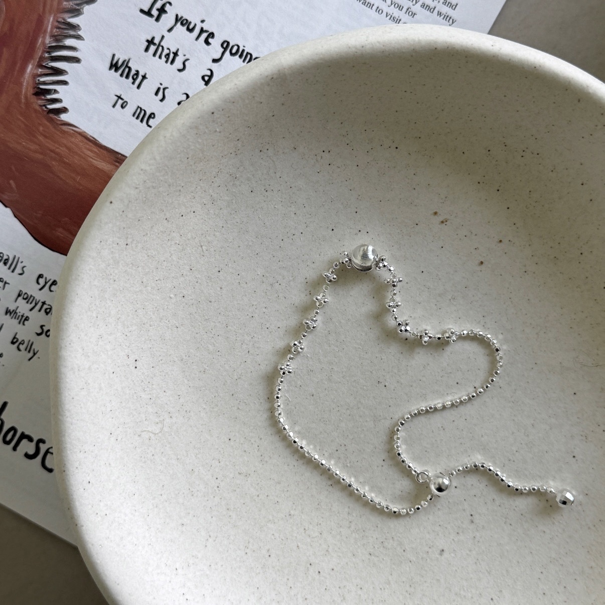 Bling小銀珠手鍊