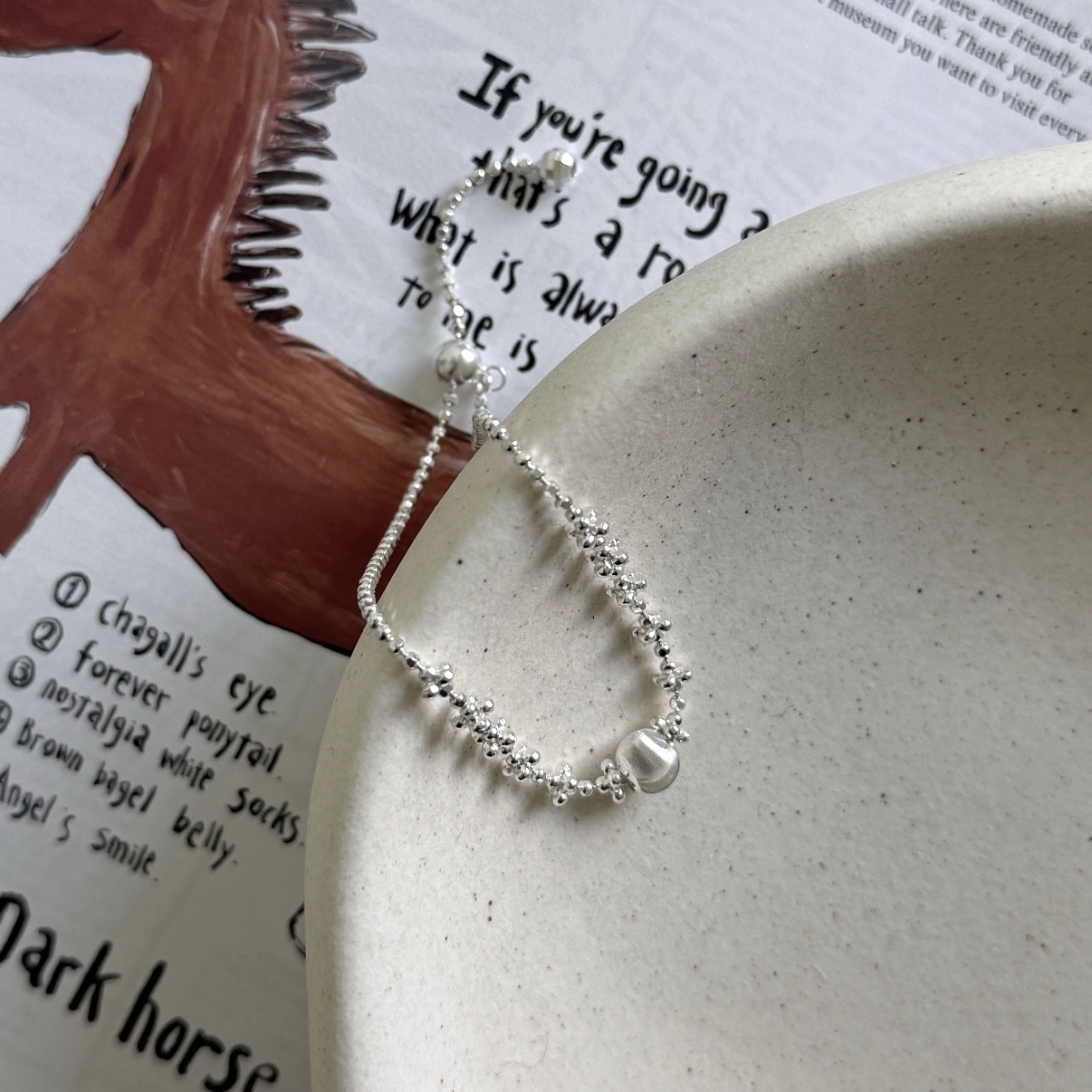 Bling小銀珠手鍊