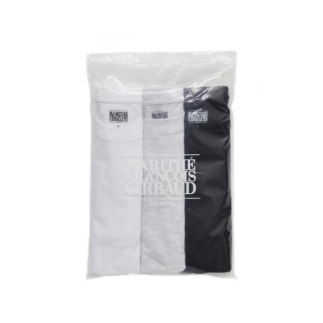 法國潮牌MARITHÉ FRANÇOIS GIRBAUD MFG小logo T恤三件套