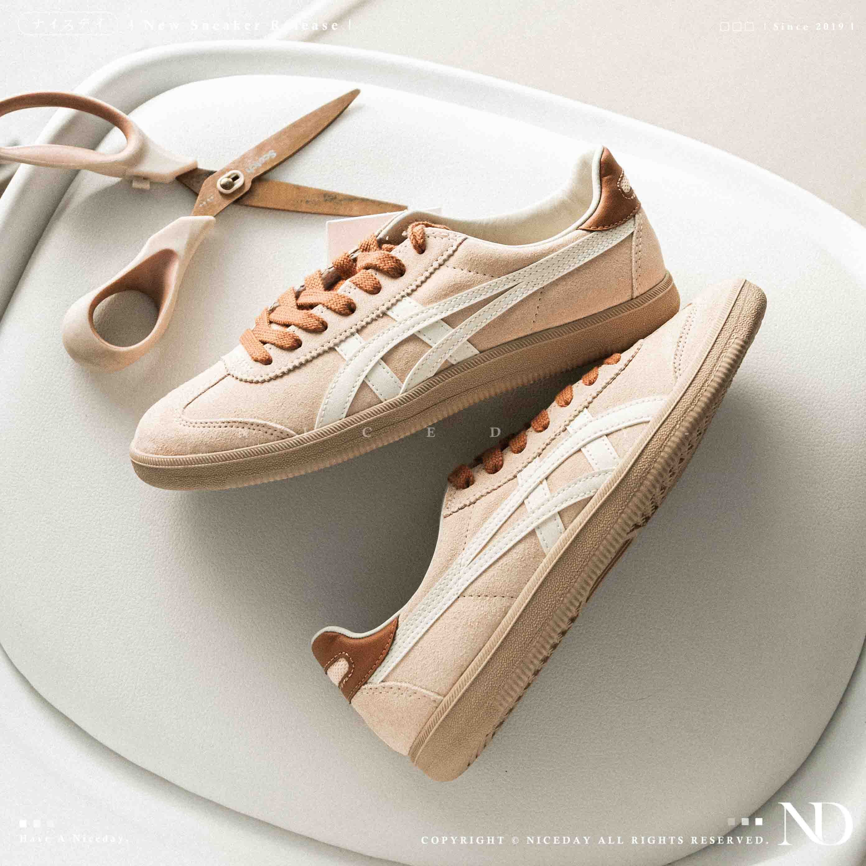 NICEDAY 代購 Onitsuka 鬼塚虎 Tokuten 粉白 白 粉 桃紅 板鞋 女鞋 1183A907-704