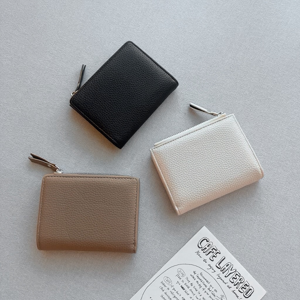 荔枝紋零錢短夾/三色