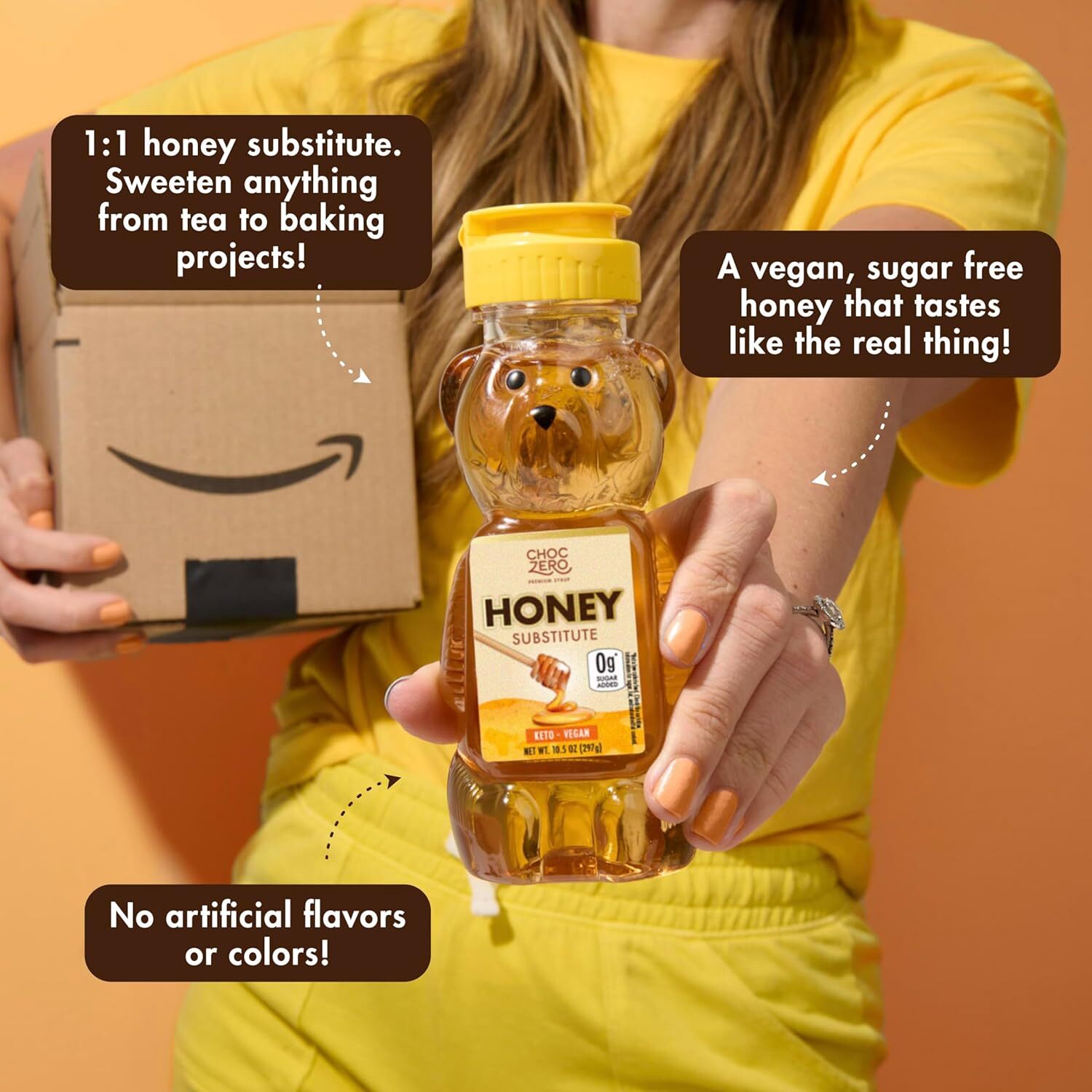 Choczero 純素無糖蜜糖糖漿 297g