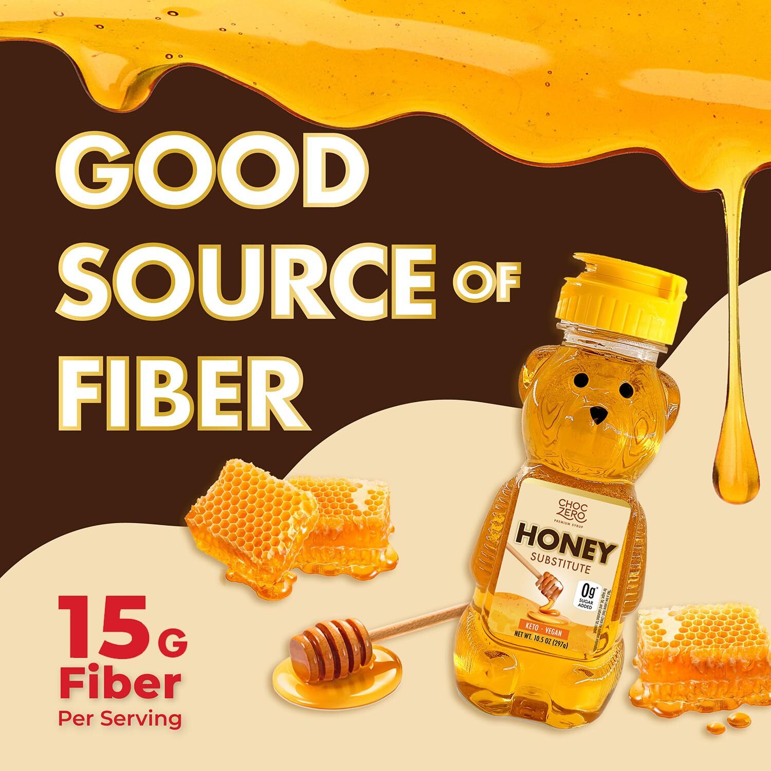 Choczero 純素無糖蜜糖糖漿 297g