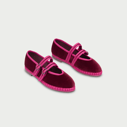 1FL1014-006 FLABELUS Claire Burgundy Burgundy (S-EU-E)