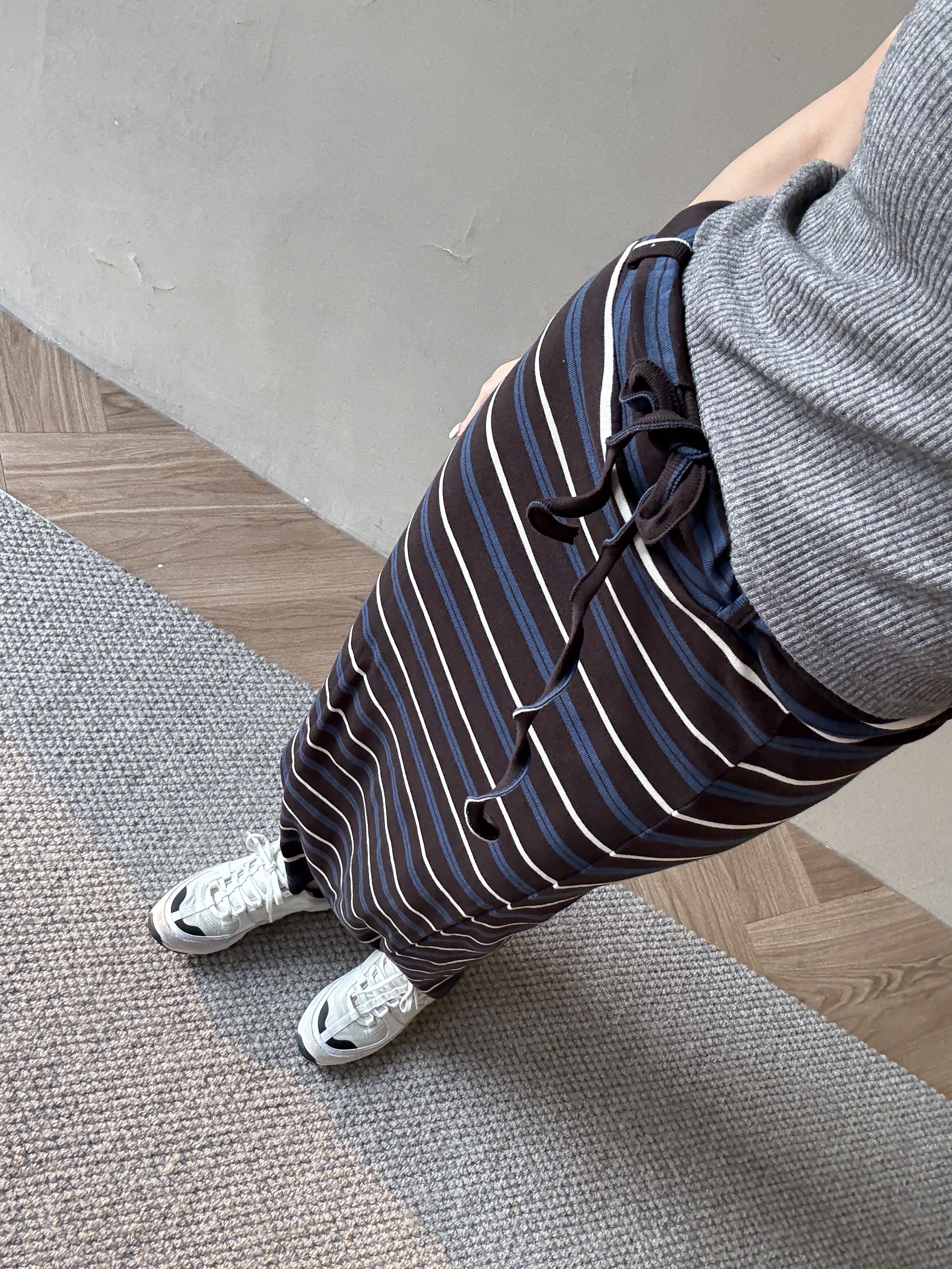 ｜韓國｜復古條紋長裙*少量現貨*