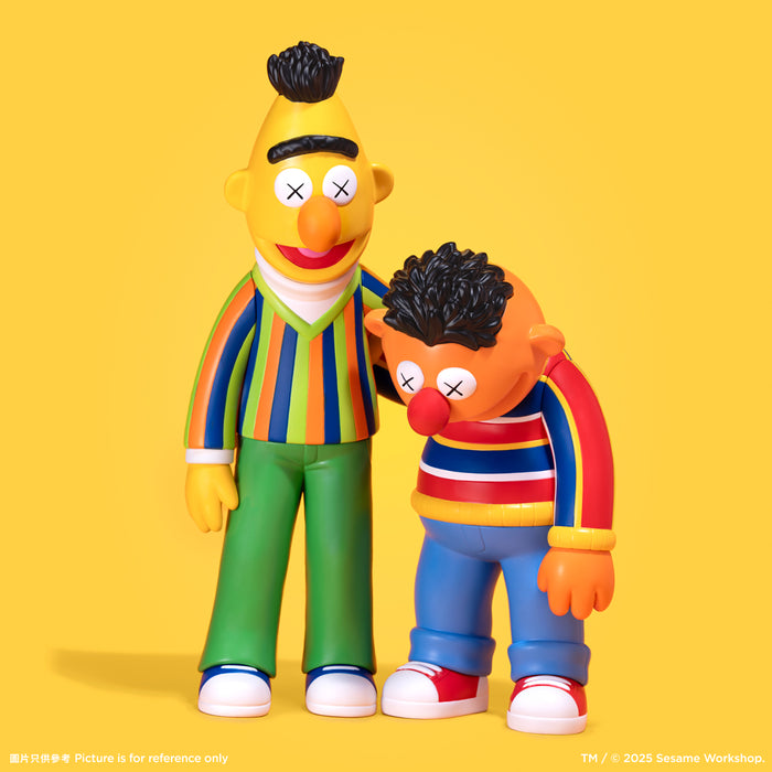 KAWS & Sesame Street - Bert & Ernie 伯特與恩尼 芝麻街聯名 模型