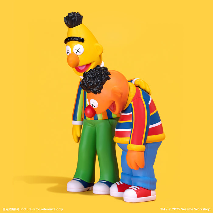 KAWS & Sesame Street - Bert & Ernie 伯特與恩尼 芝麻街聯名 模型