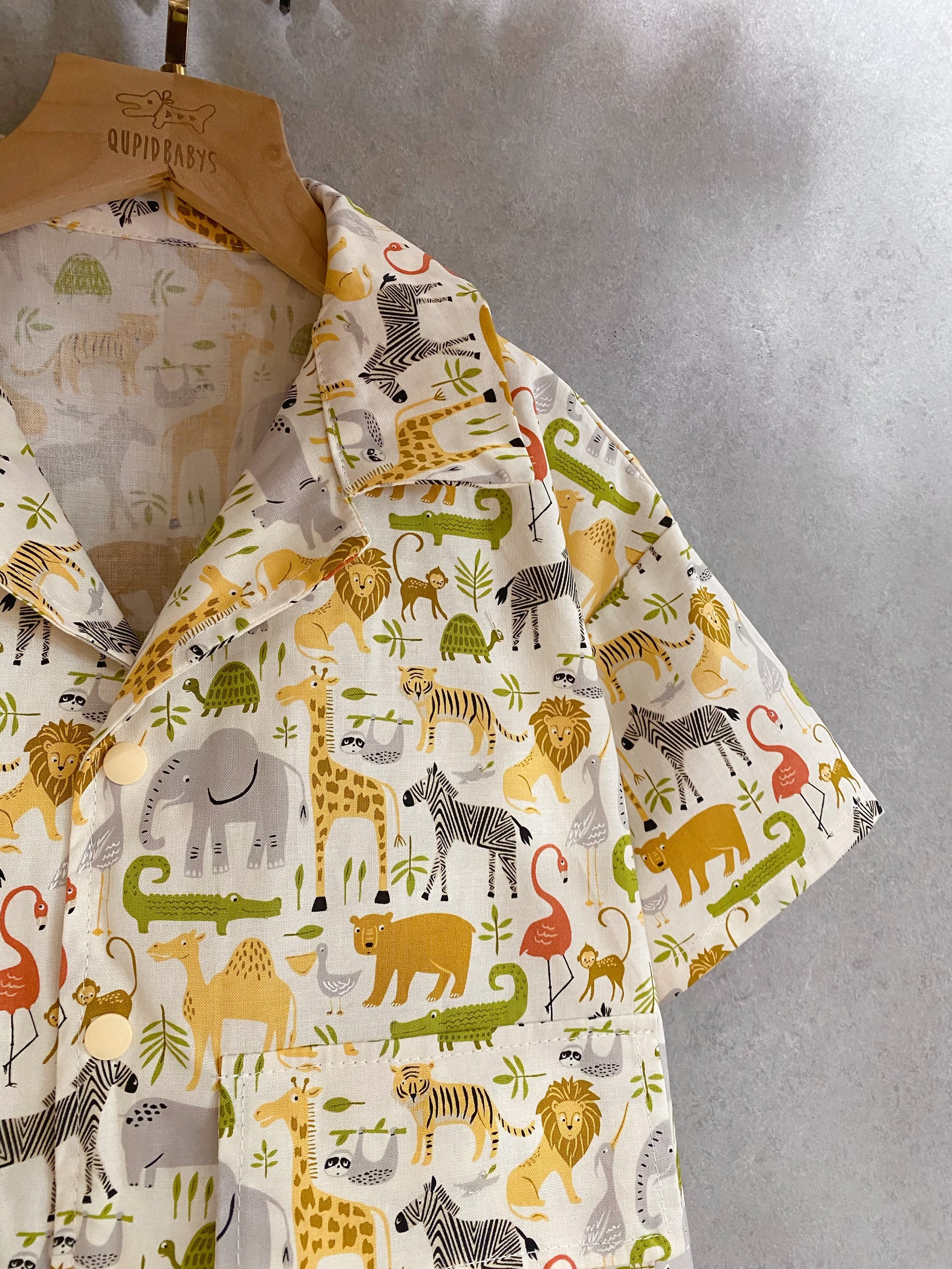 大草原動物 古巴襯衫(110)