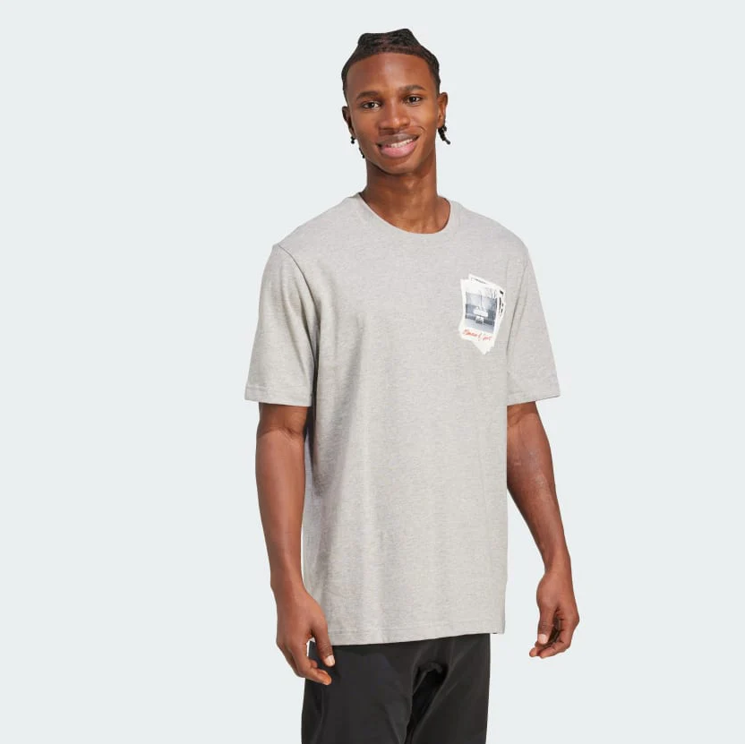 【直播】Adidas LL101558 男裝圖案短袖上衣