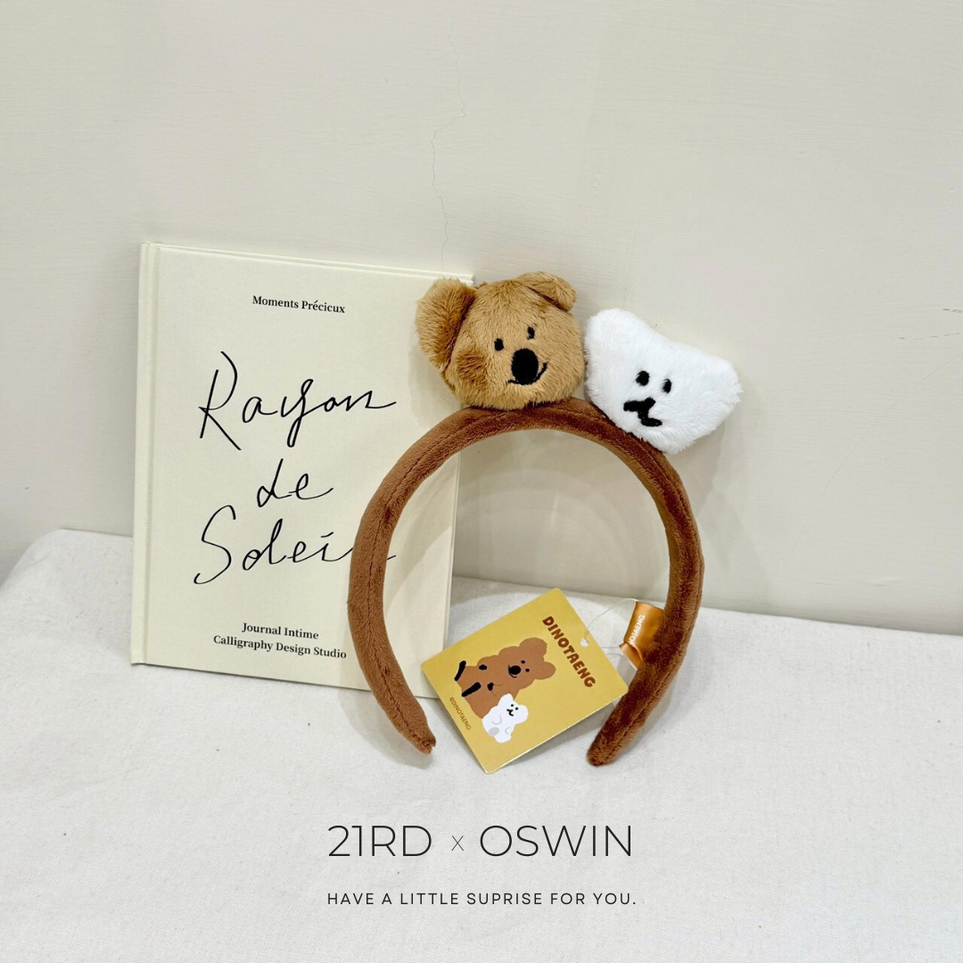 韓國 DINOTAENG 矮袋鼠 髮箍