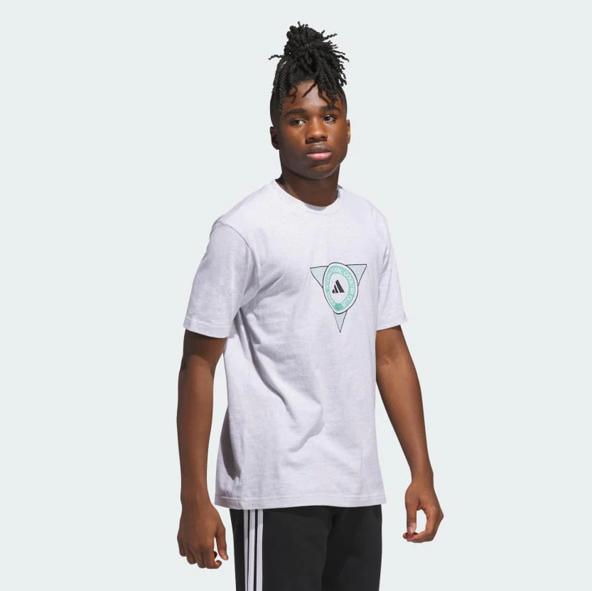 【直播】Adidas LL101561 男裝字母圖案短袖上衣