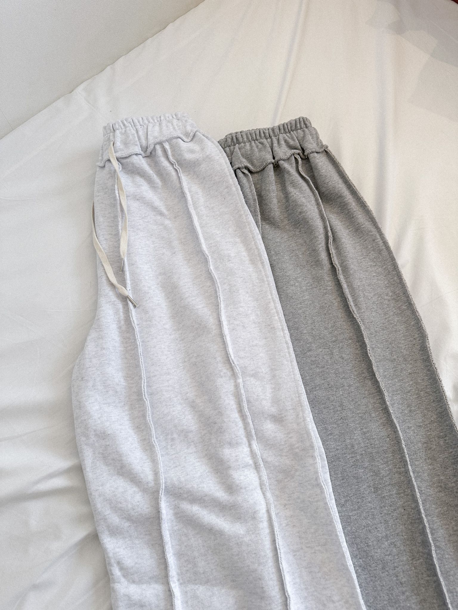 休閑反面拼接棉褲〈🇰🇷DAY 2〉