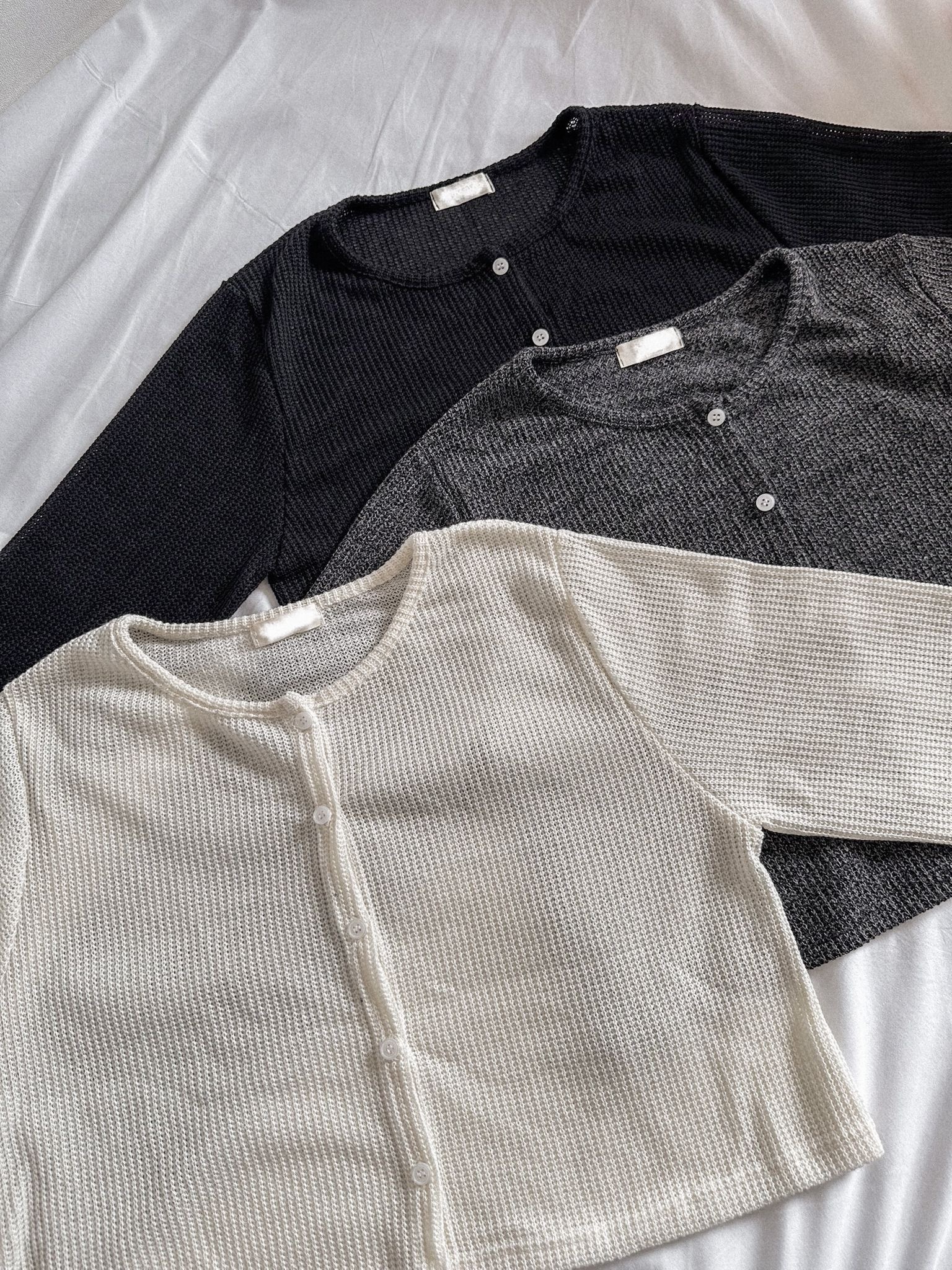 Basic Round-neck Cardigan〈🇰🇷DAY 2〉