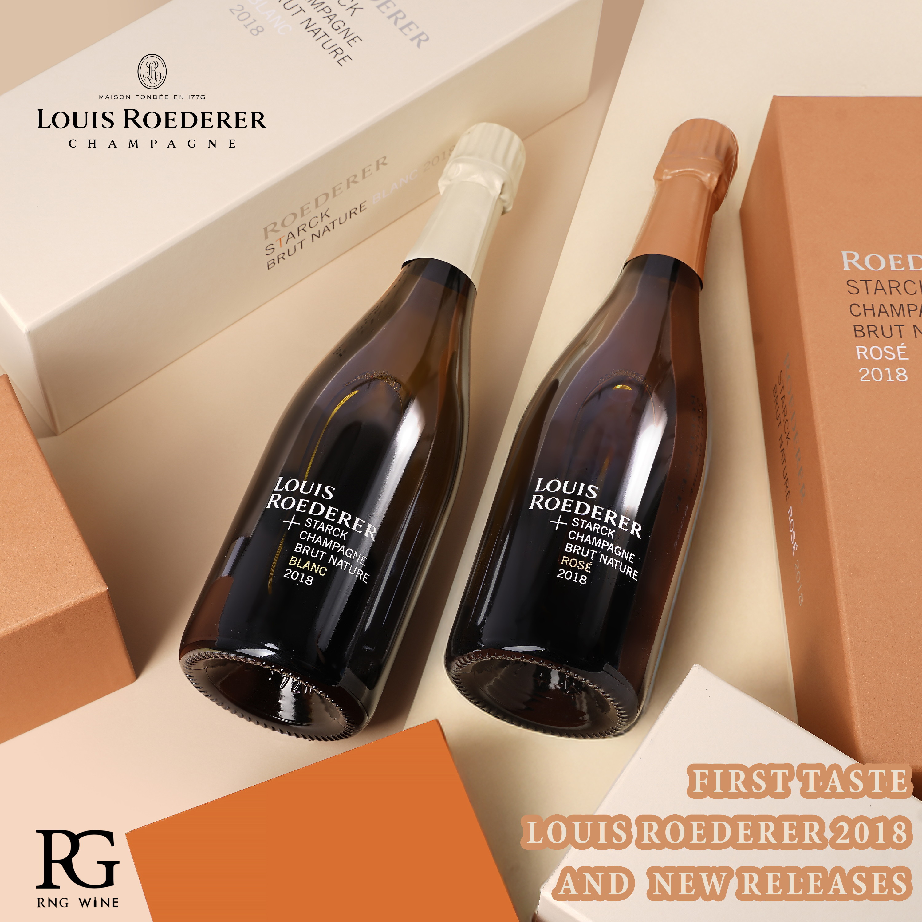 Louis Roederer et Philippe Starck Brut Nature 2018 (JR16.5) (Gift Box)