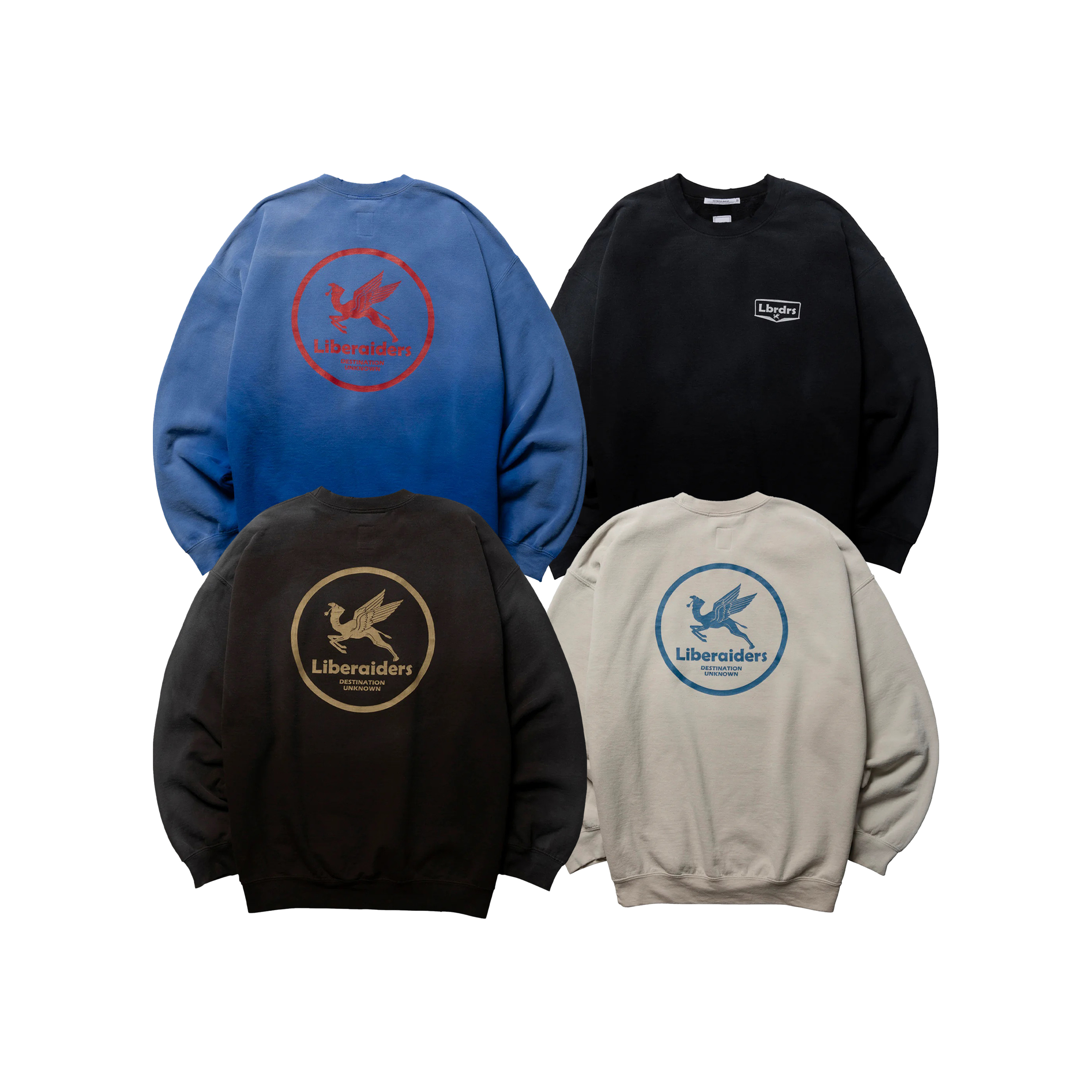 LIBERAIDERS 25F/W CIRCLE LOGO CREWNECK