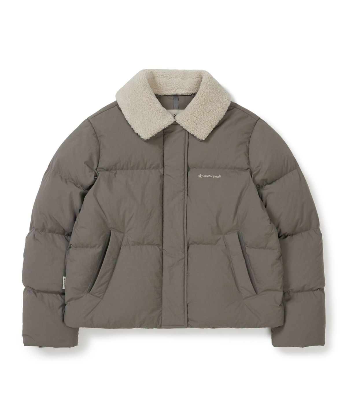 【代購】Snow Peak 雪諾必克 女 Collar Boucle Neck 翻領 羽絨 外套 S25WWGDJ57