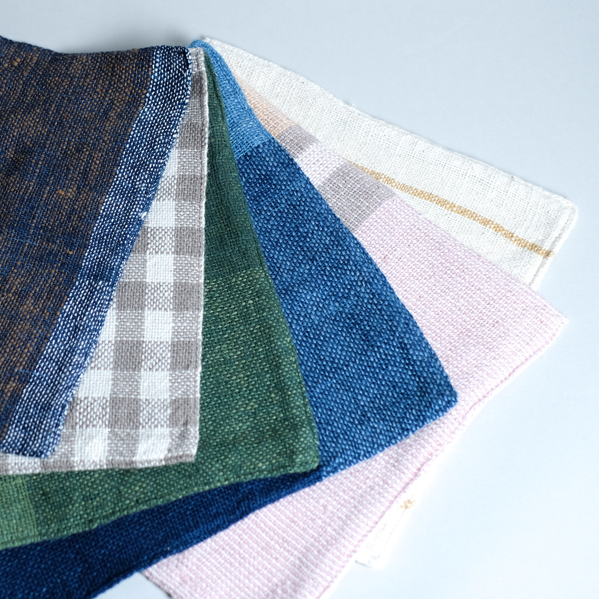 手織｜手帕巾 - 微塵｜寮國