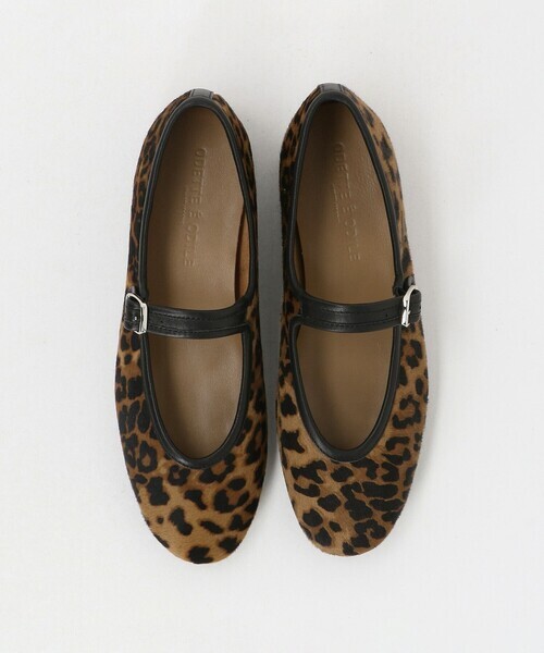 [預購] ODETTE E ODILE「SY」豹紋Soft Flat 10 瑪莉珍平底鞋