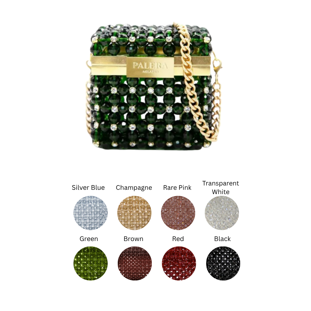 1PO1013-044 PALERA MILANO Clutch Micro Bag #BGCMIC-C10DBA (B-EU-E)